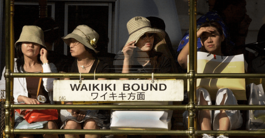 Japanese visitors has long defined Hawaii's tourism scene