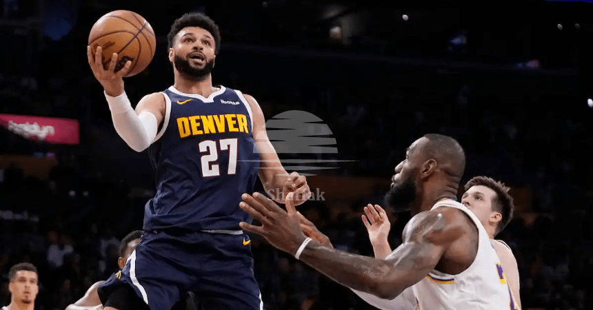 Nuggets defeat Los Angeles Lakers
